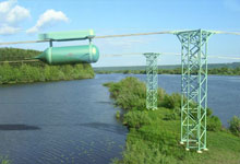 Freight suspended SkyWay